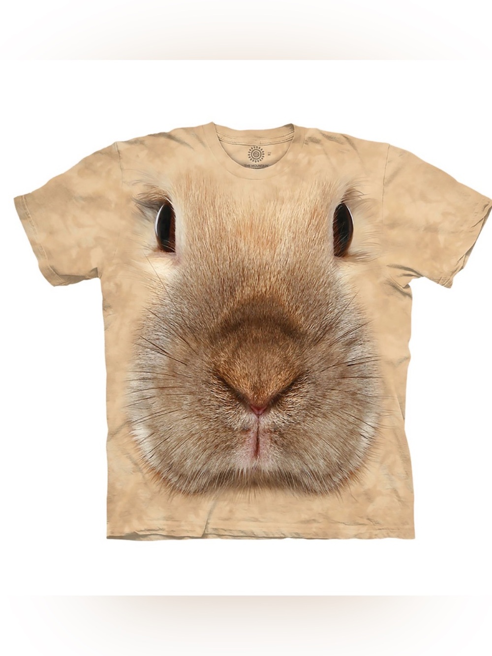 The Mountain Tan Bunny Face Short Sleeve T-Shirt